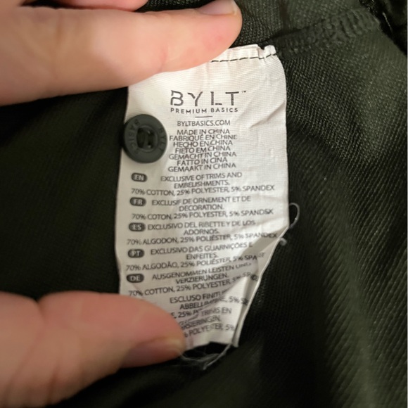 BYLT Premium Basics Lux Army Hunter Green Short Sleeve Polo Shirt Size XXL - Picture 6 of 6